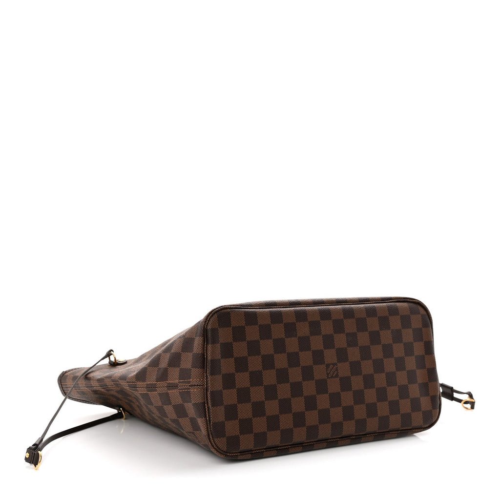 Louis Vuitton Damier Ebene Neo Neverfull MM Rose Ballerine