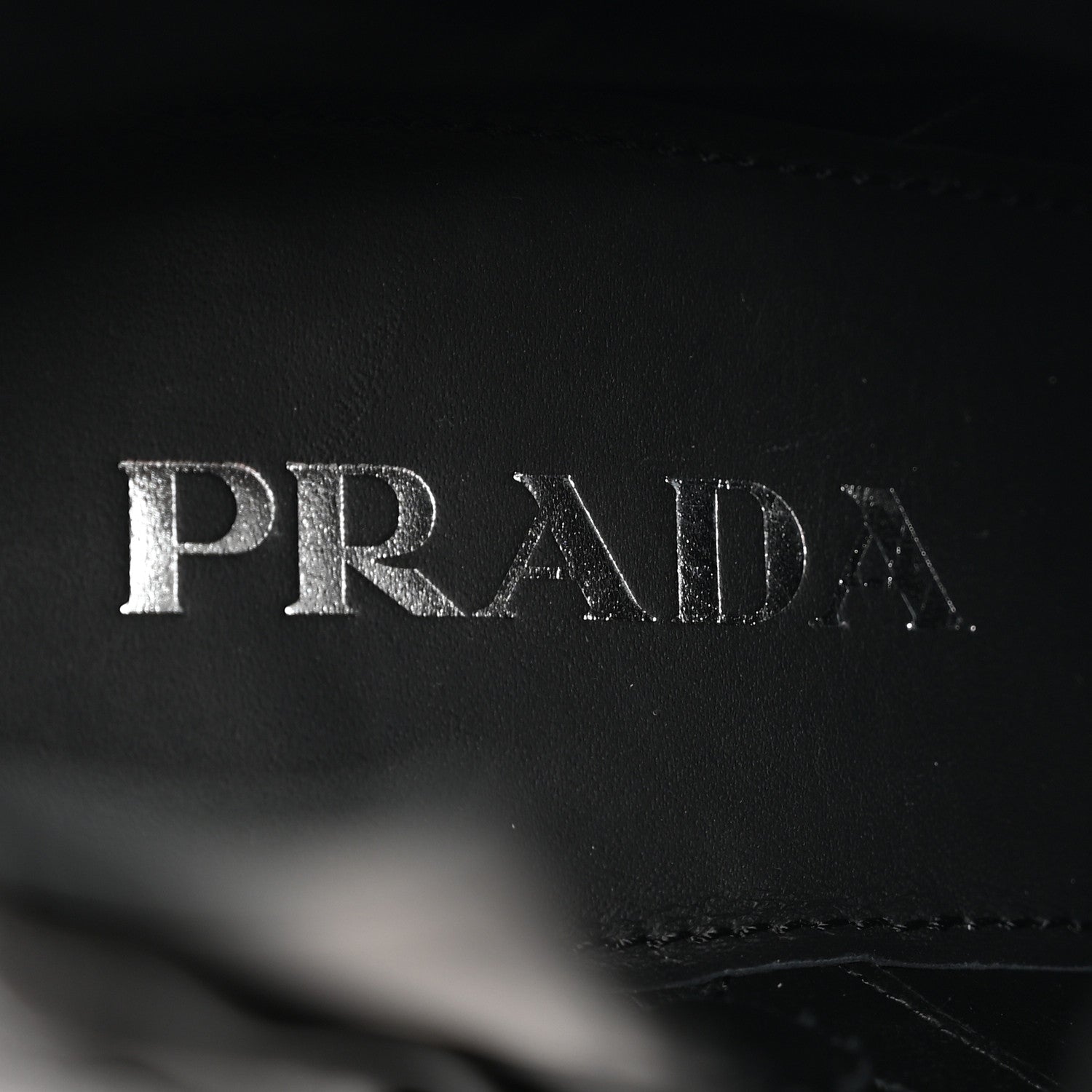Prada Spazzolato Re-Nylon Metal Triangle Logo Lace Up 85mm Ankle Boots 36 Black
