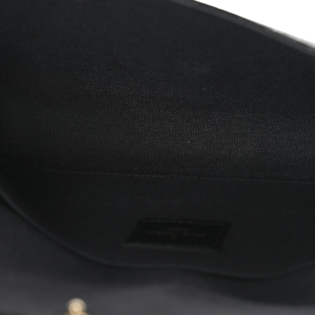 Louis Vuitton Empreinte Pochette Felicie Chain Wallet Black