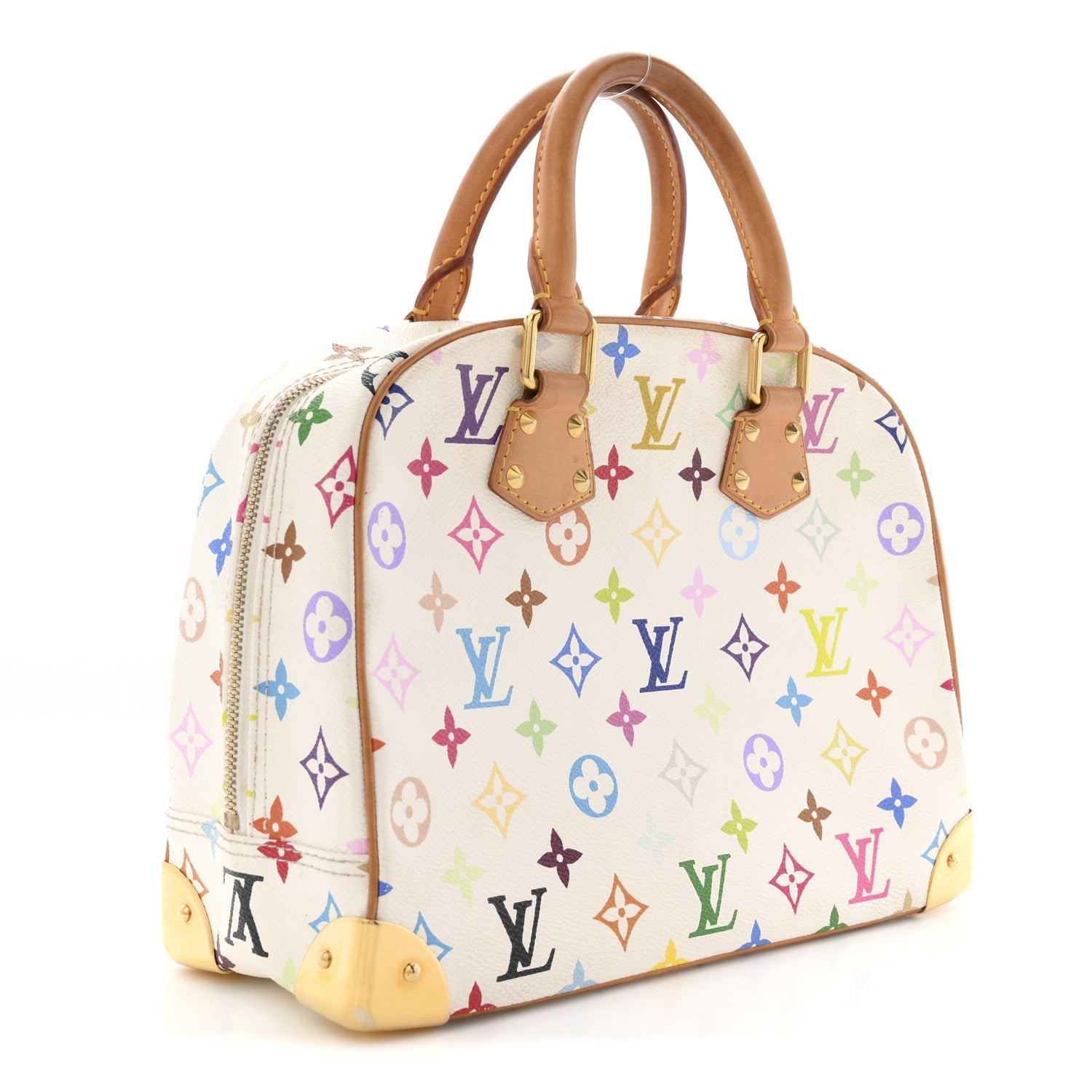 Louis Vuitton Monogram Multicolor Trouville White