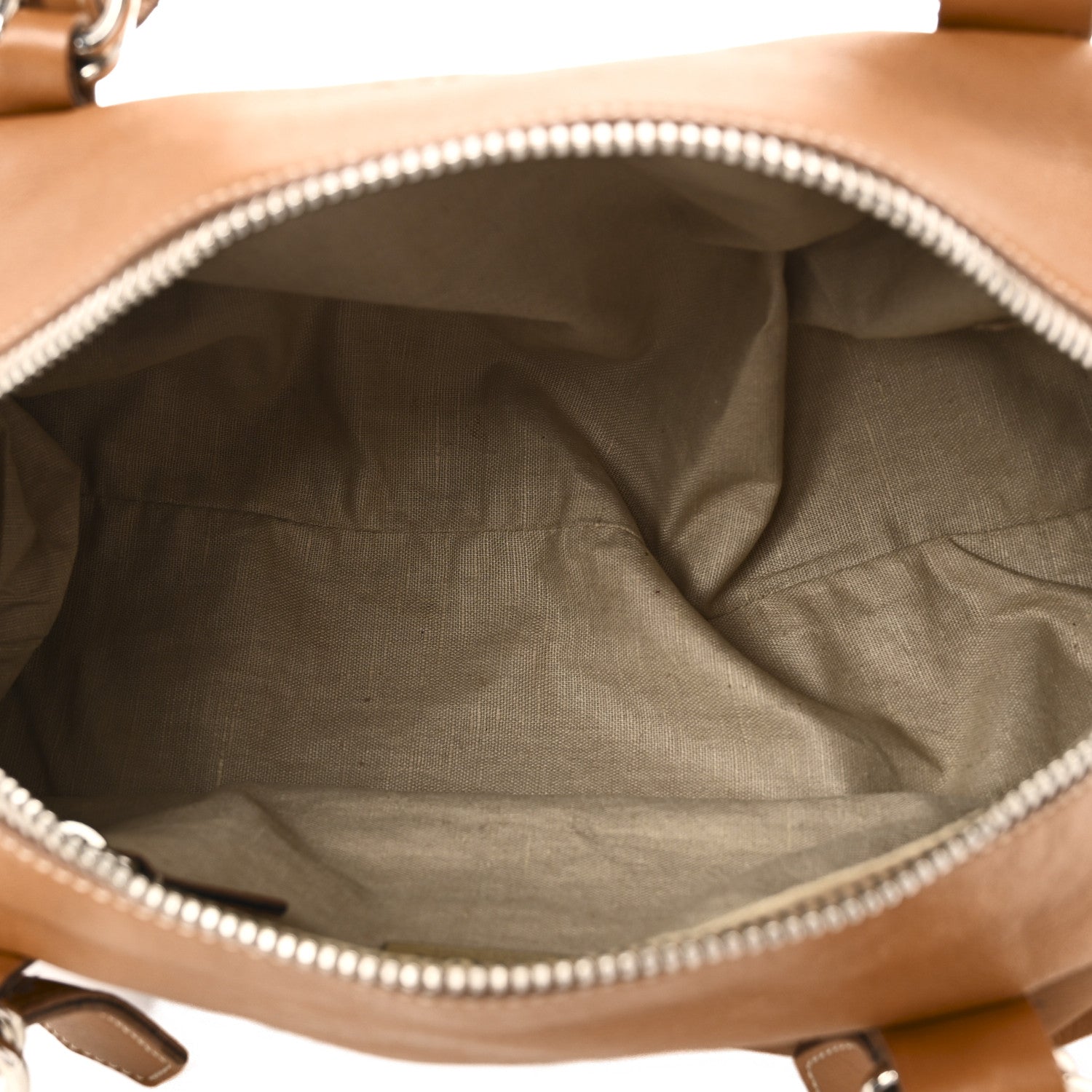 Prada Soft Calf Top Handle Satchel Brown
