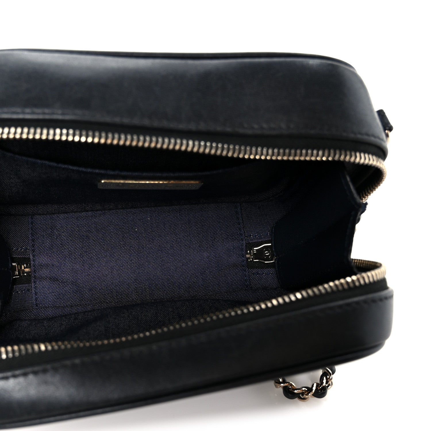 Chanel Calfskin CC Mania Camera Case Black