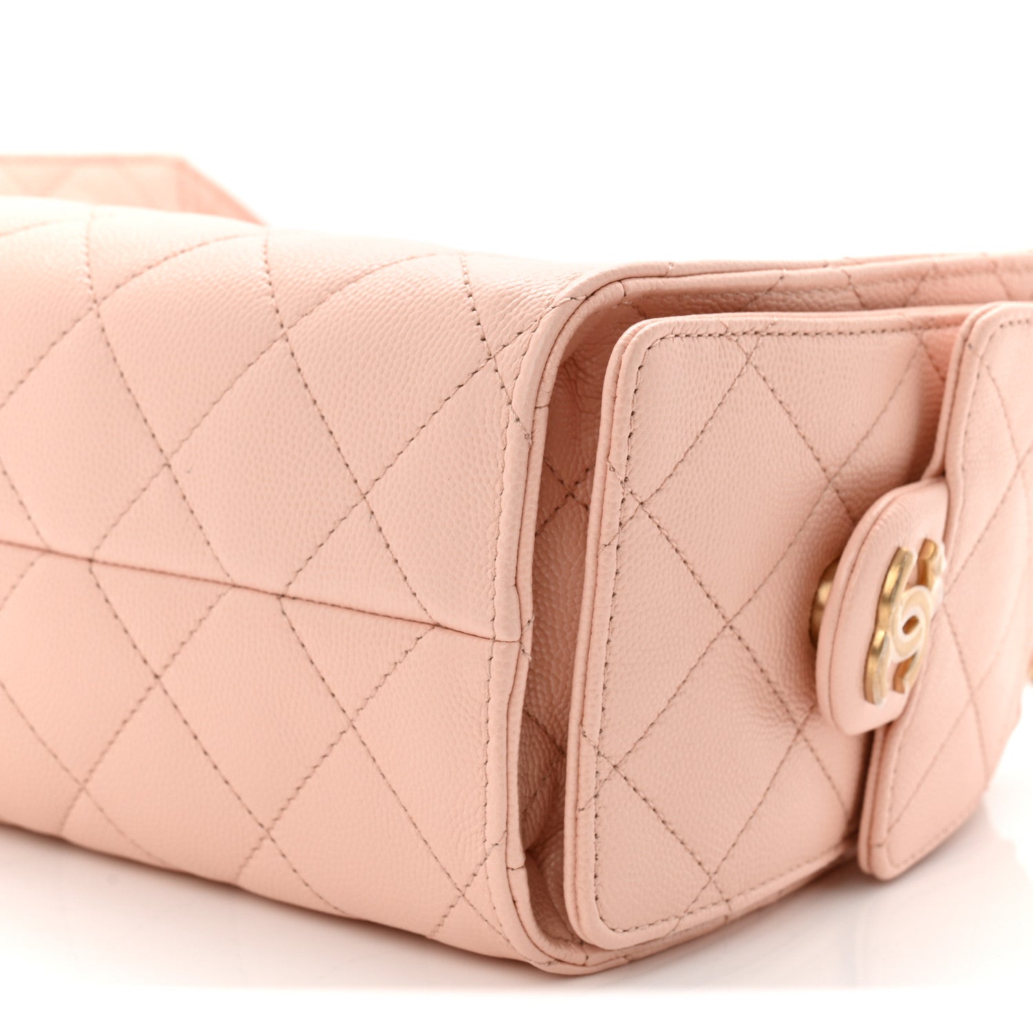Chanel Caviar Quilted Mini Chanel 25 Handbag Light Pink