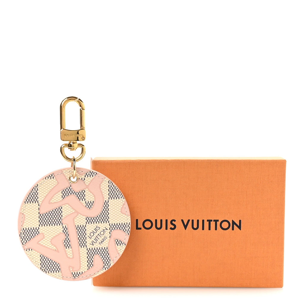 Louis Vuitton Damier Azur Tahitienne Bag Charm Key Ring