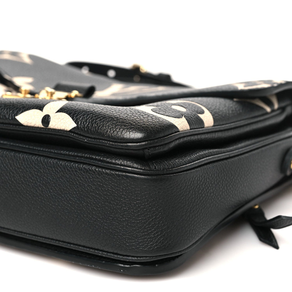 Louis Vuitton Empreinte Monogram Giant Pochette Metis Black Beige