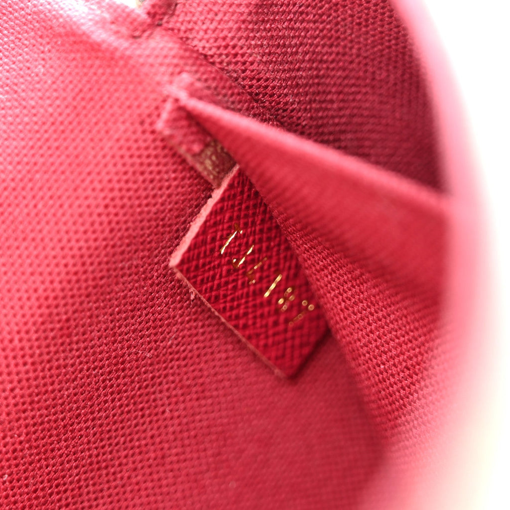 Louis Vuitton Monogram Pochette Felicie Chain Wallet Fuchsia
