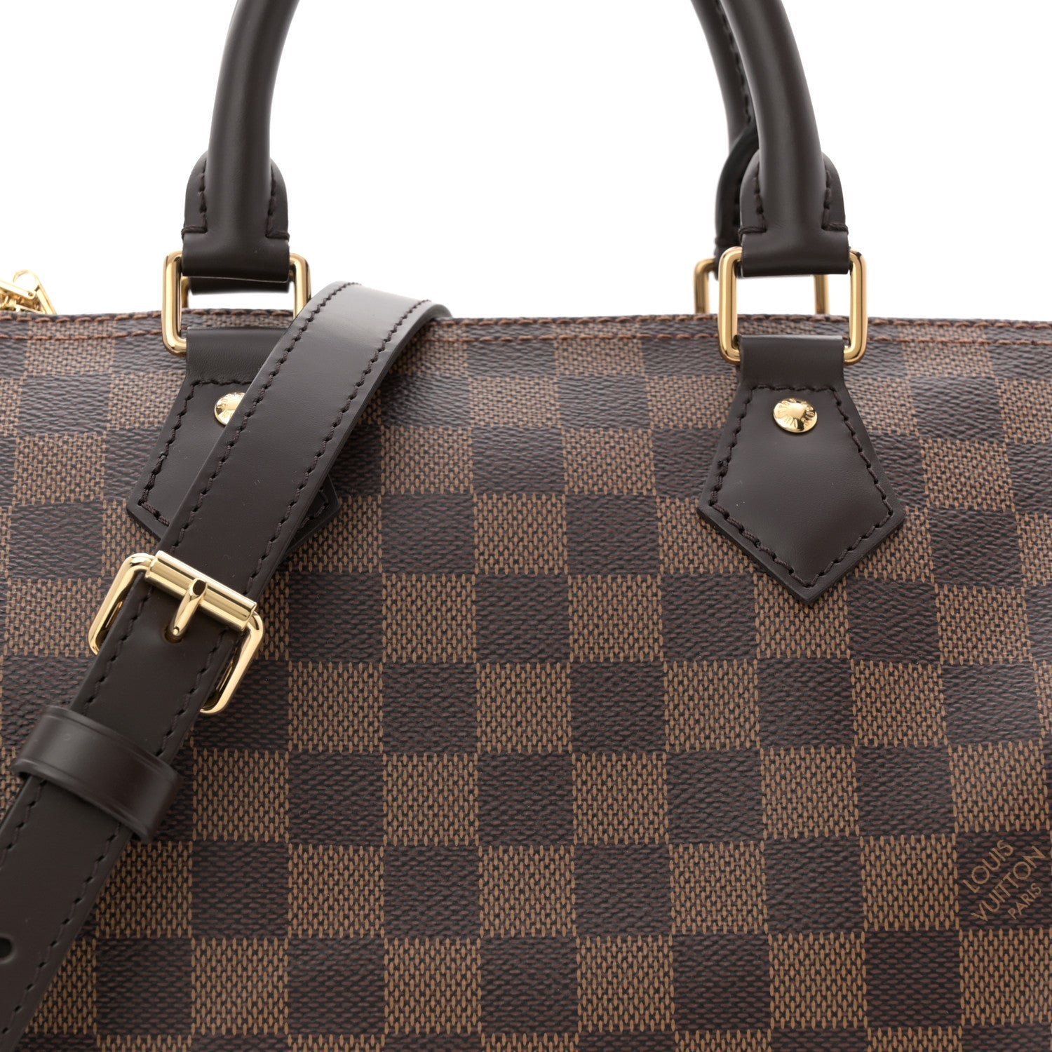 Louis Vuitton Damier Ebene Speedy Bandouliere 25