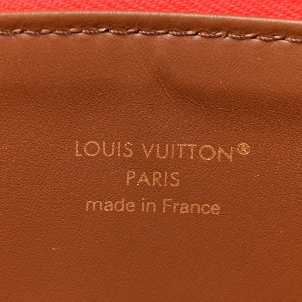 Louis Vuitton Calfskin Monogram Speedy P9 Bandouliere 50 Pochette Red