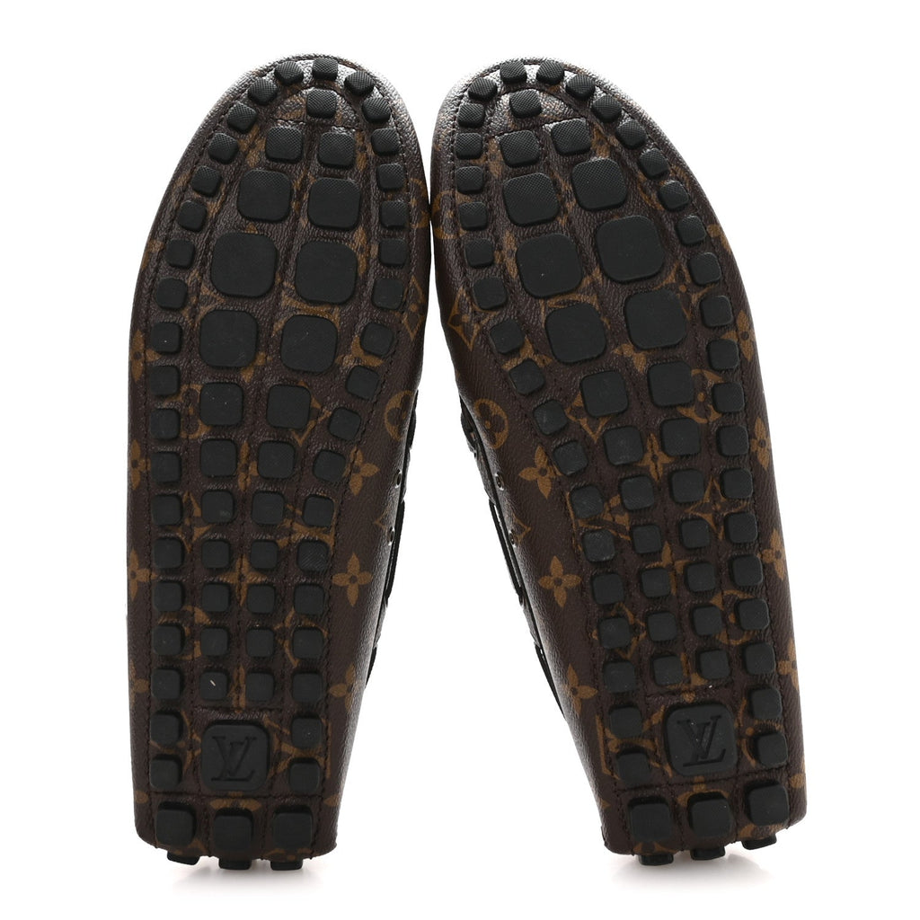 Louis Vuitton Monogram Mens Arizona Car Shoe Moccasin Loafers 12
