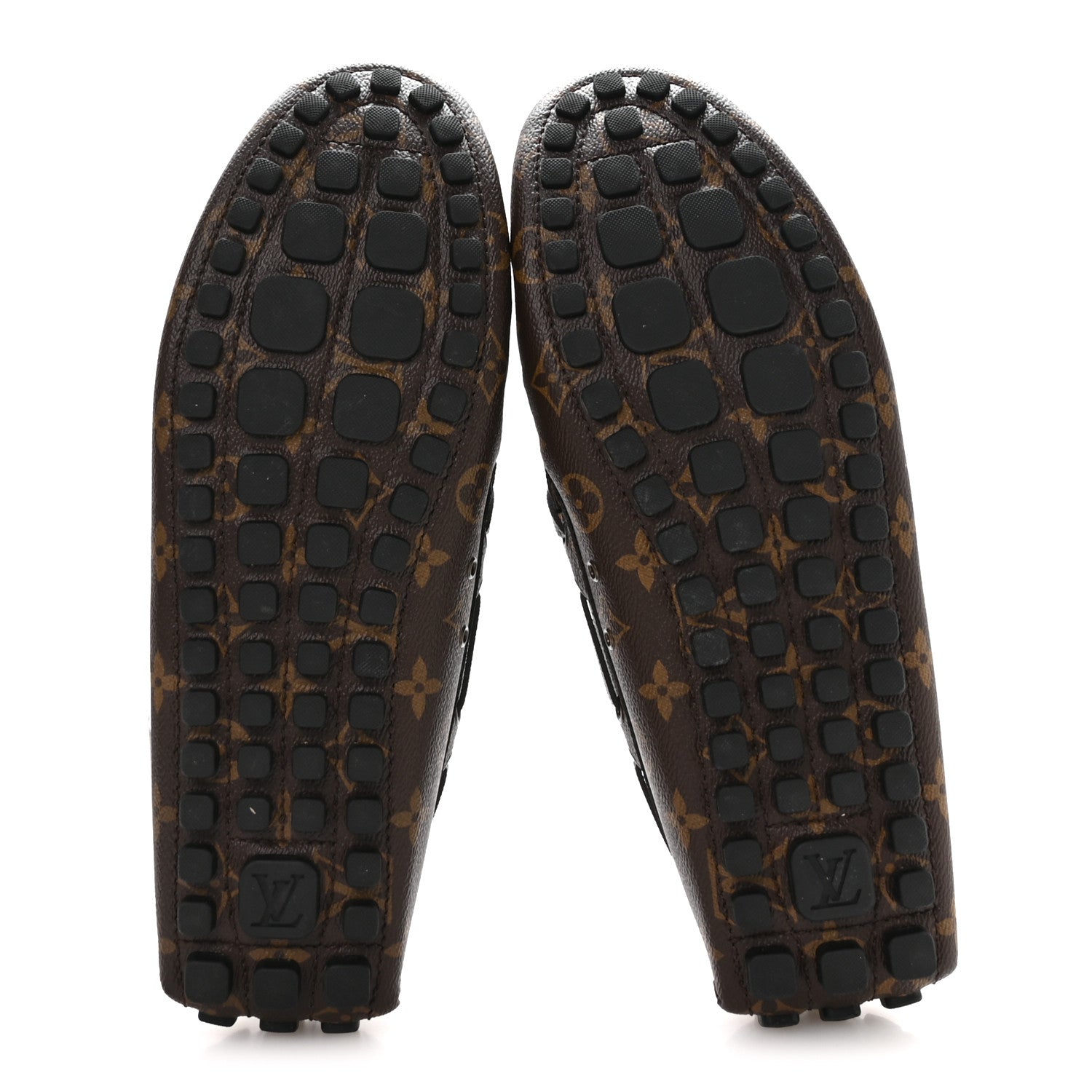Louis Vuitton Monogram Mens Arizona Car Shoe Moccasin Loafers 12