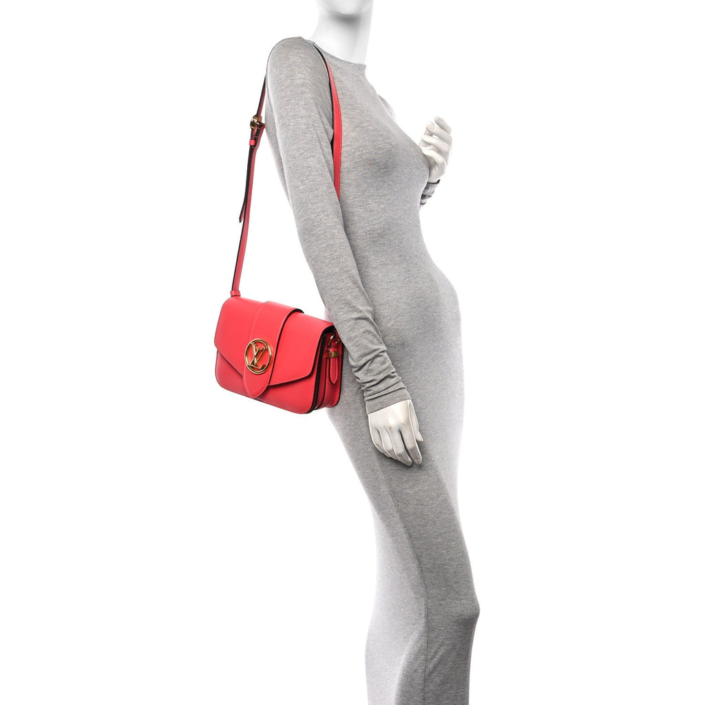 Louis Vuitton Smooth Calfskin LV Pont 9 Dahlia
