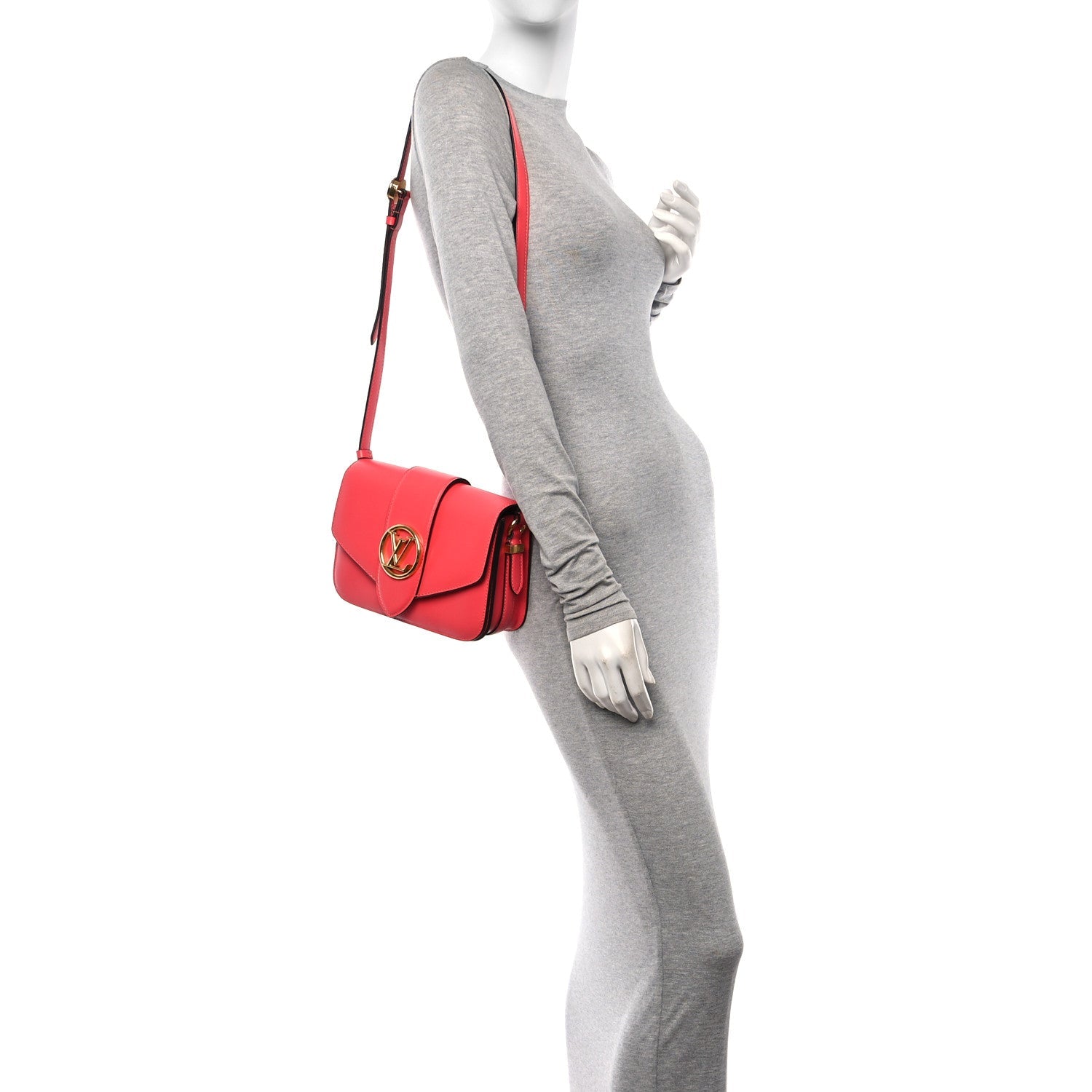 Louis Vuitton Smooth Calfskin LV Pont 9 Dahlia