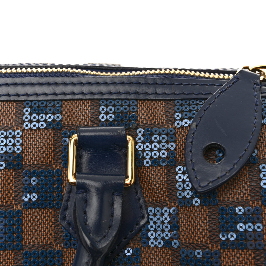 Louis Vuitton Damier Paillettes Speedy 30 Blue