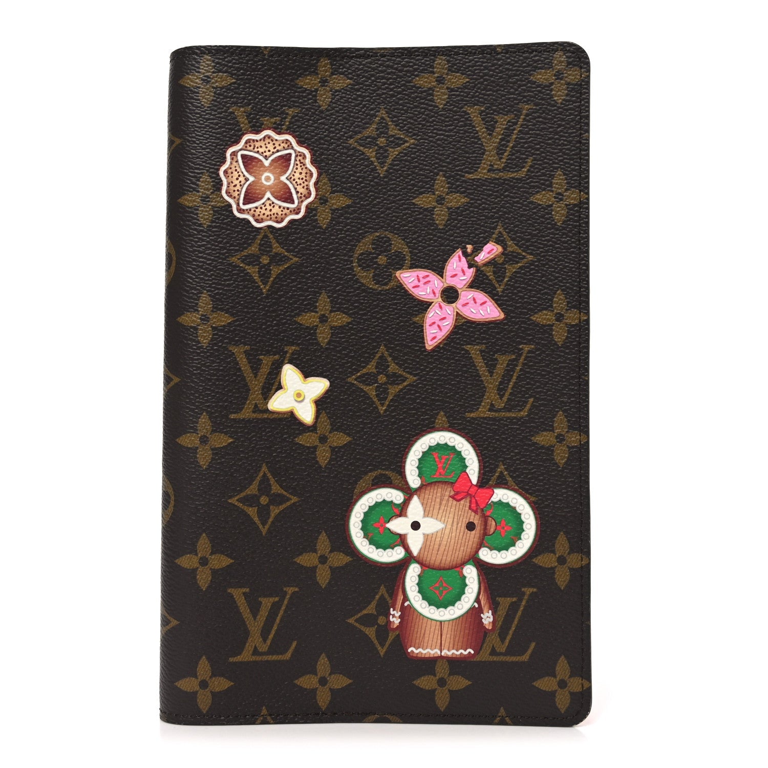 Louis Vuitton Monogram Emily Notebook Cover MM Coquelicot