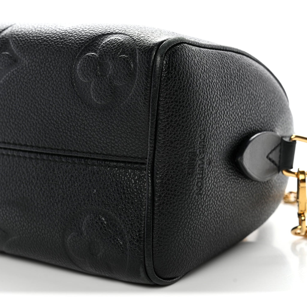 Louis Vuitton Empreinte Monogram Giant Speedy Bandouliere 20 Black