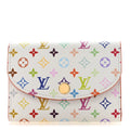 Louis Vuitton LV X TM Monogram Multicolor Rosalie Coin Purse White Kawaii Pink