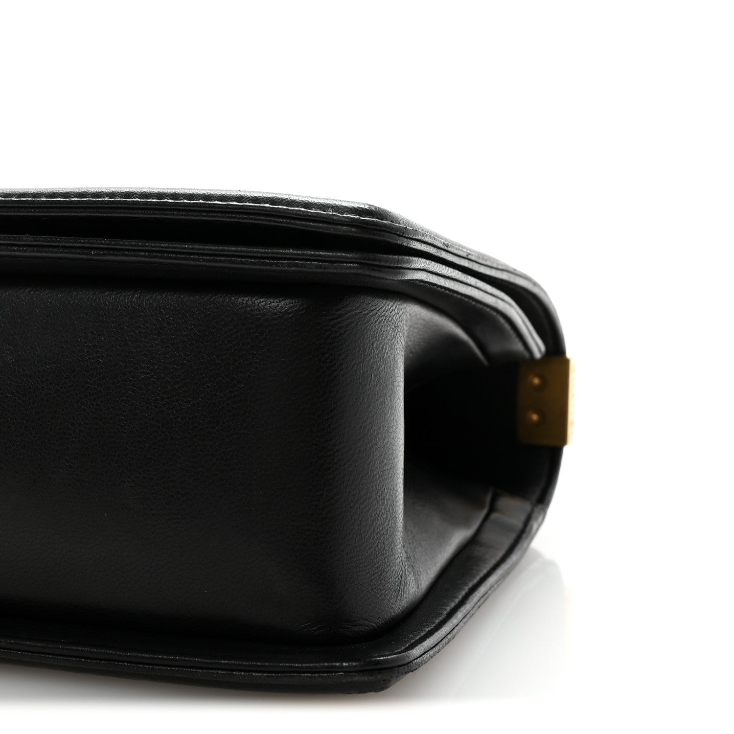 Chanel Lambskin Quilted Medium Boy Flap Black
