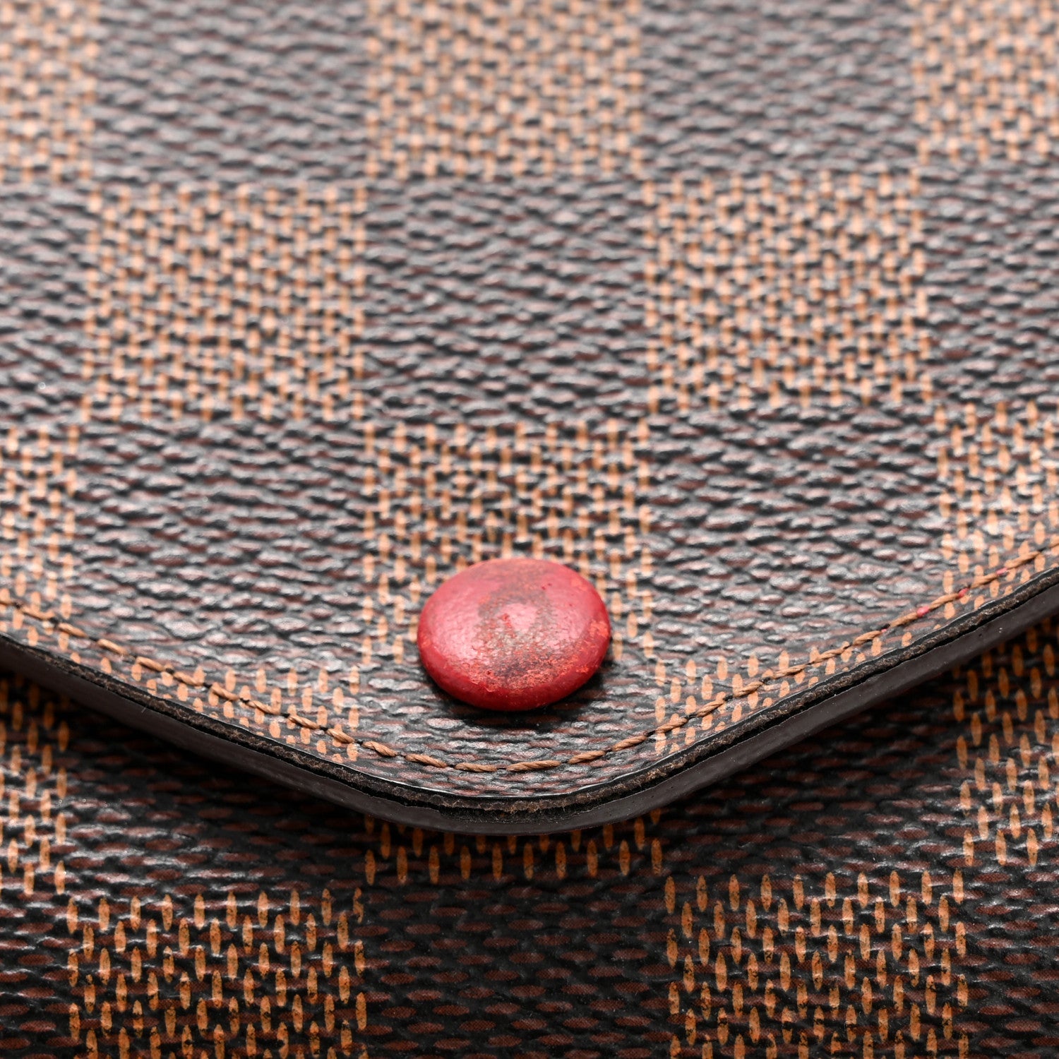 Louis Vuitton Damier Ebene Josephine Wallet Red