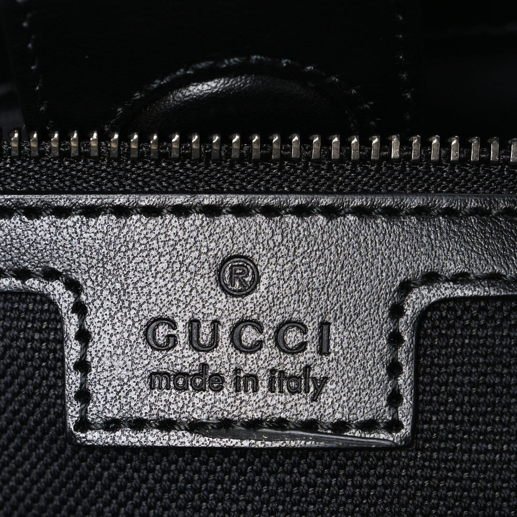 Gucci Calfskin Matelasse Monochrome Large GG Marmont Tote Bag Black