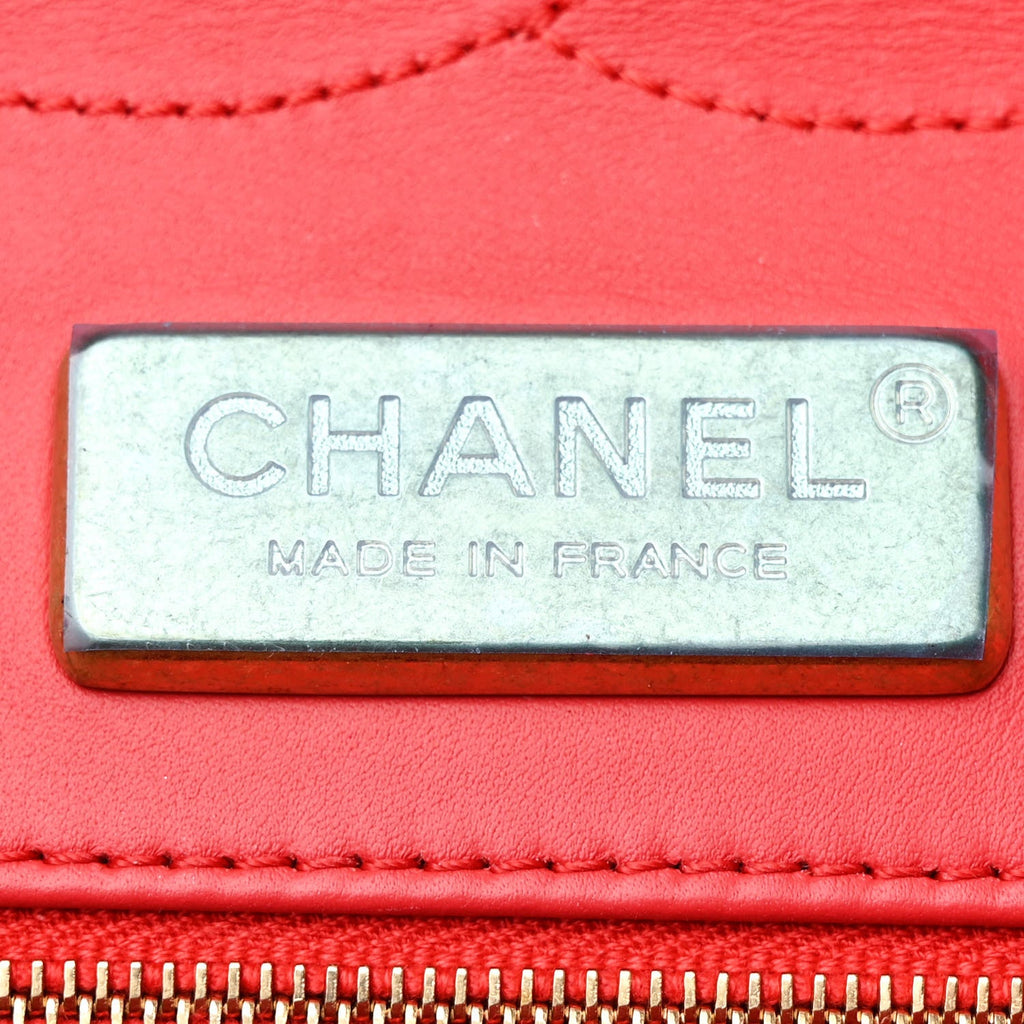 Chanel Alligator Jumbo Double Flap Red
