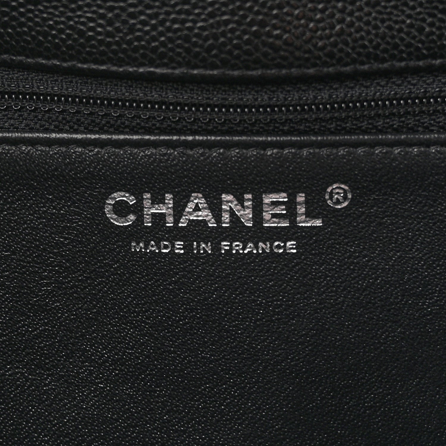 Chanel Caviar Quilted Flap Clutch Black
