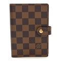 Louis Vuitton Damier Ebene Small Ring Agenda Cover