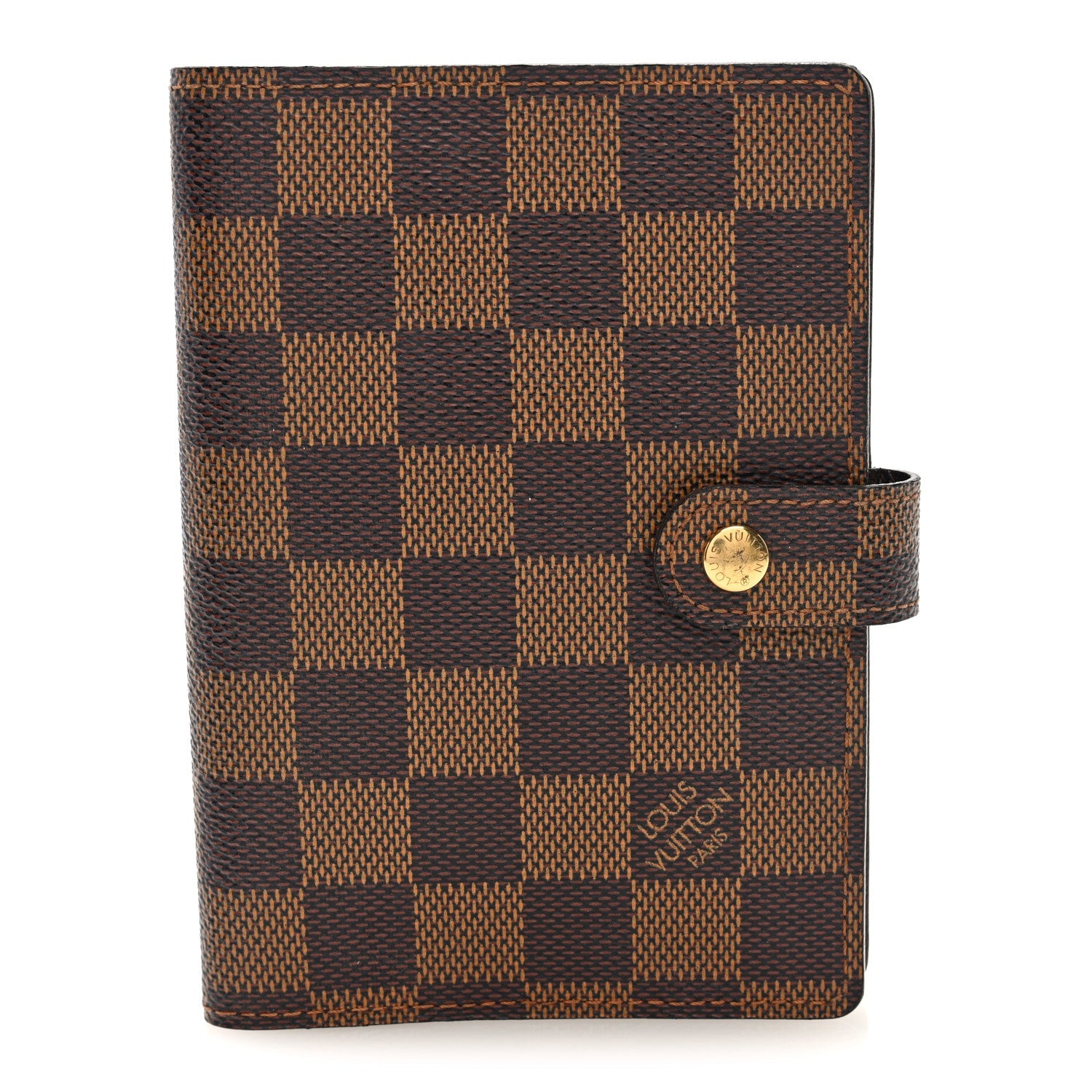 Louis Vuitton Damier Ebene Small Ring Agenda Cover