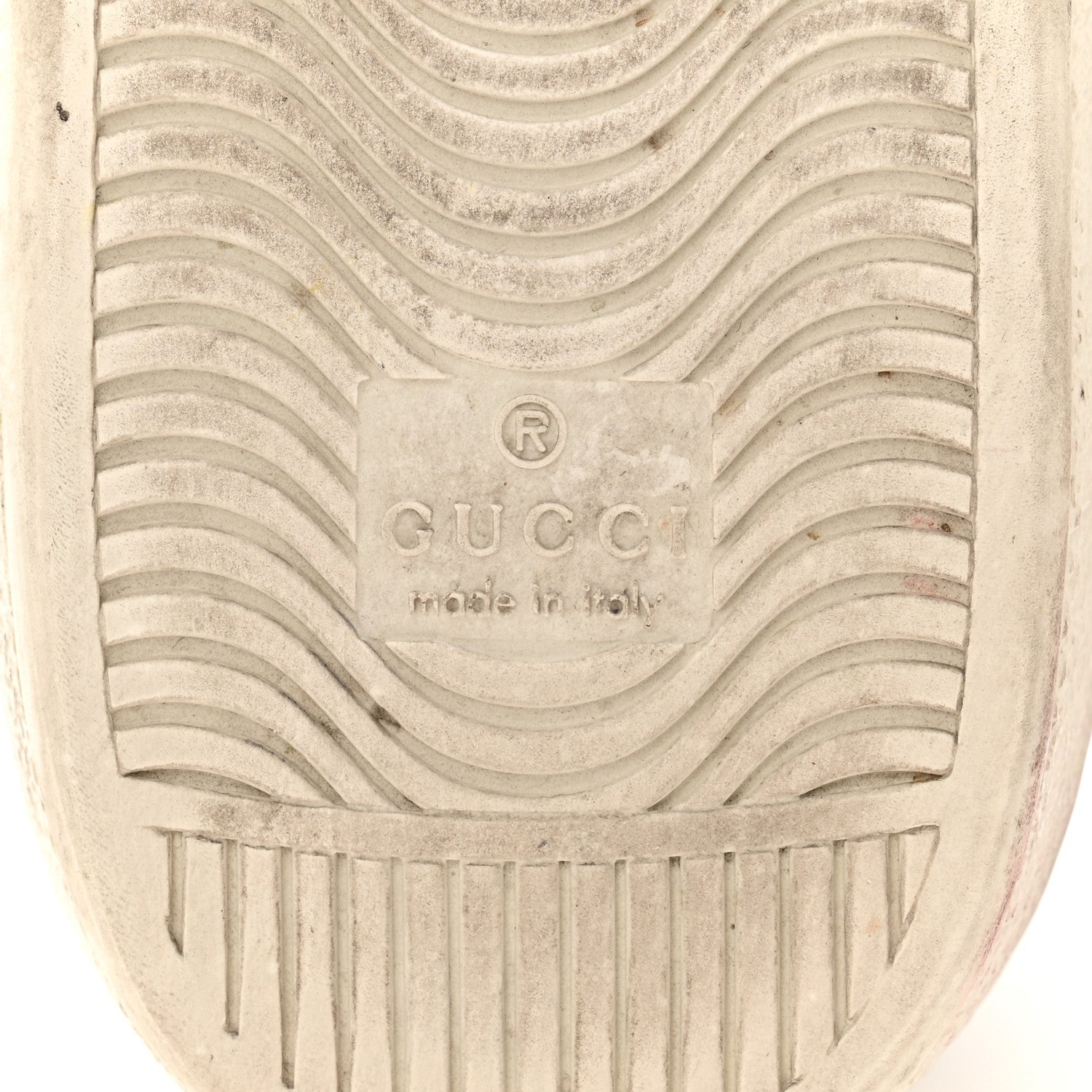 Gucci Calfskin Ayers Bee Embroidered Womens Ace Sneakers 39.5 White Green