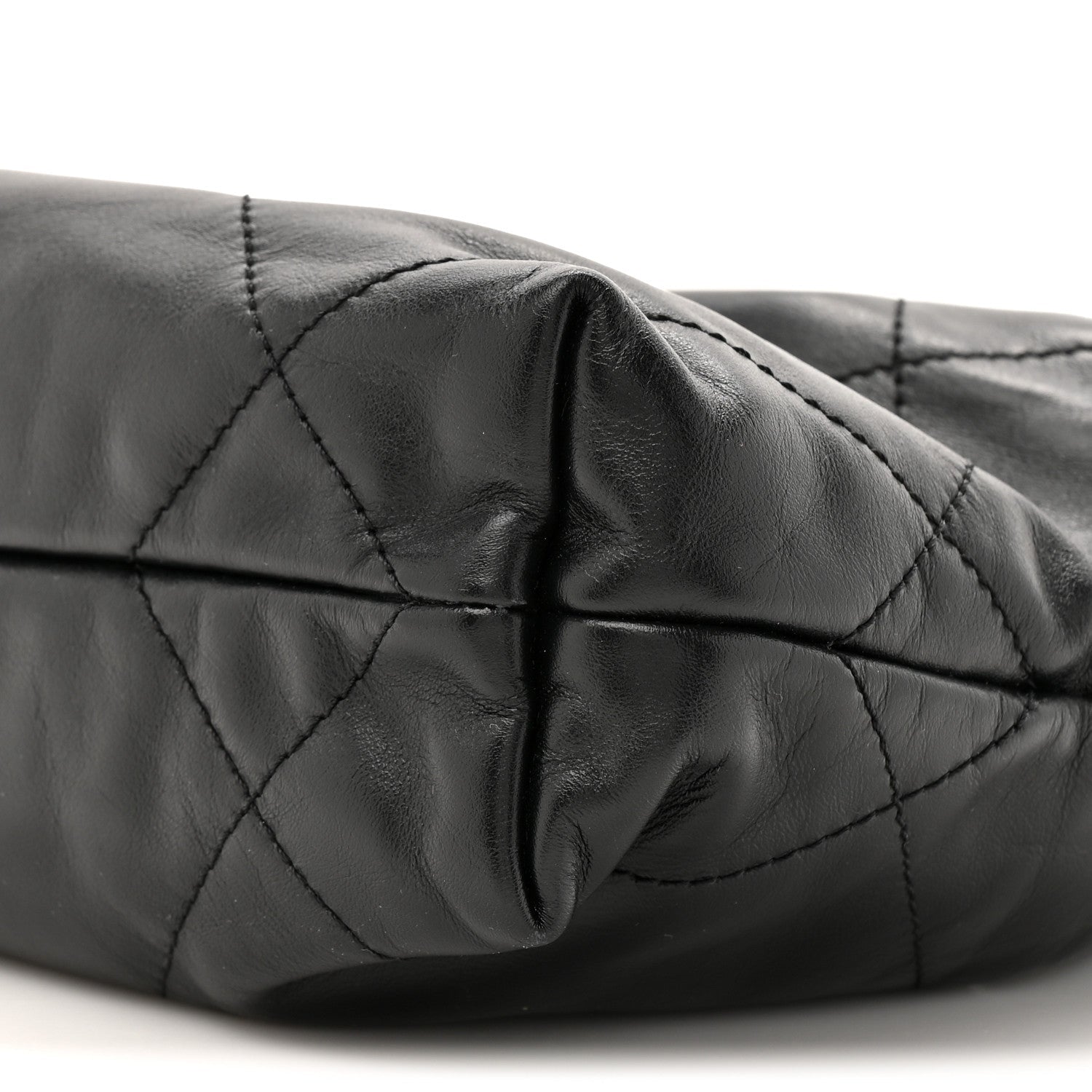 Chanel Shiny Calfskin Quilted Mini Chanel 22 Black