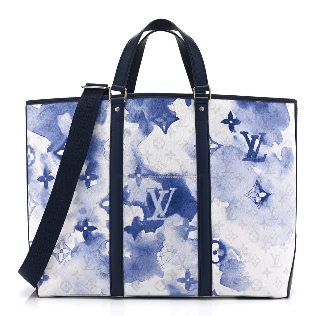Louis Vuitton Monogram Watercolor New Tote GM Blue