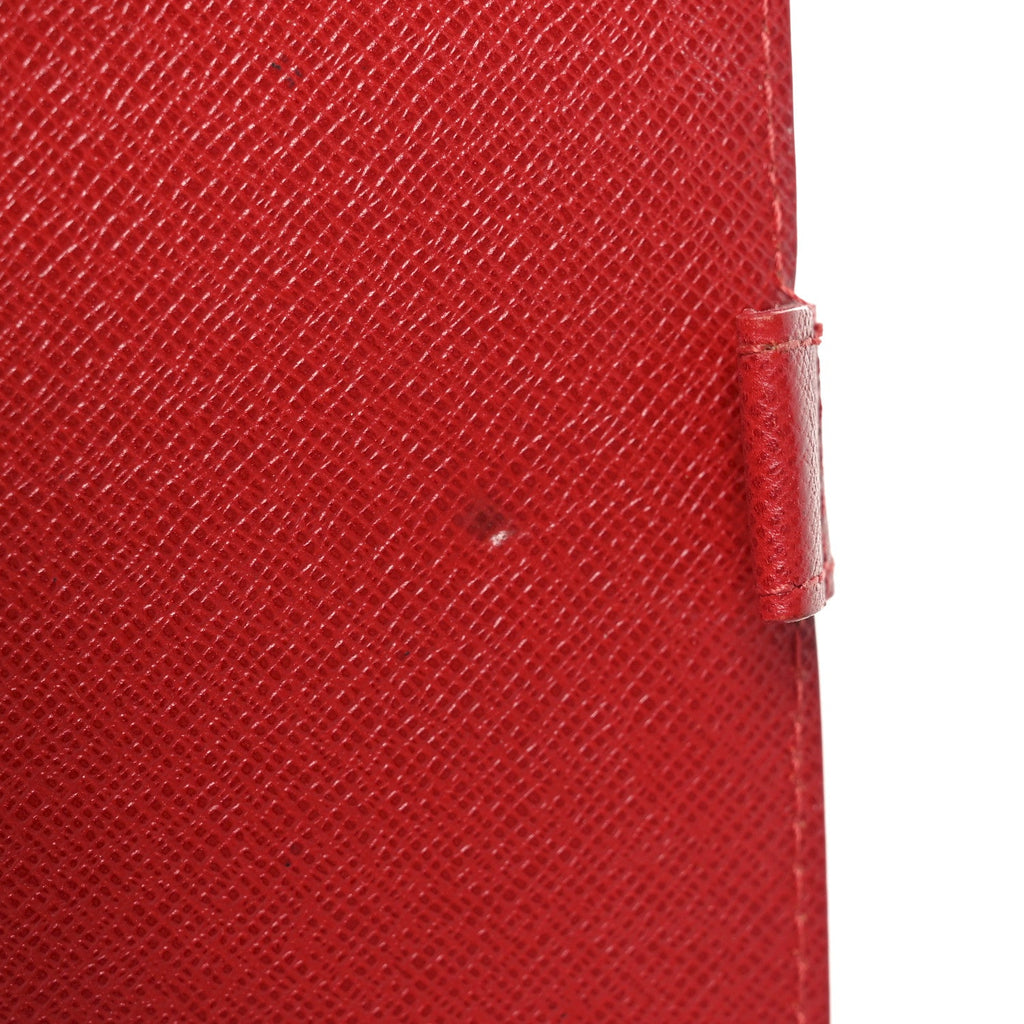 Louis Vuitton Epi Small Ring Agenda Cover Red