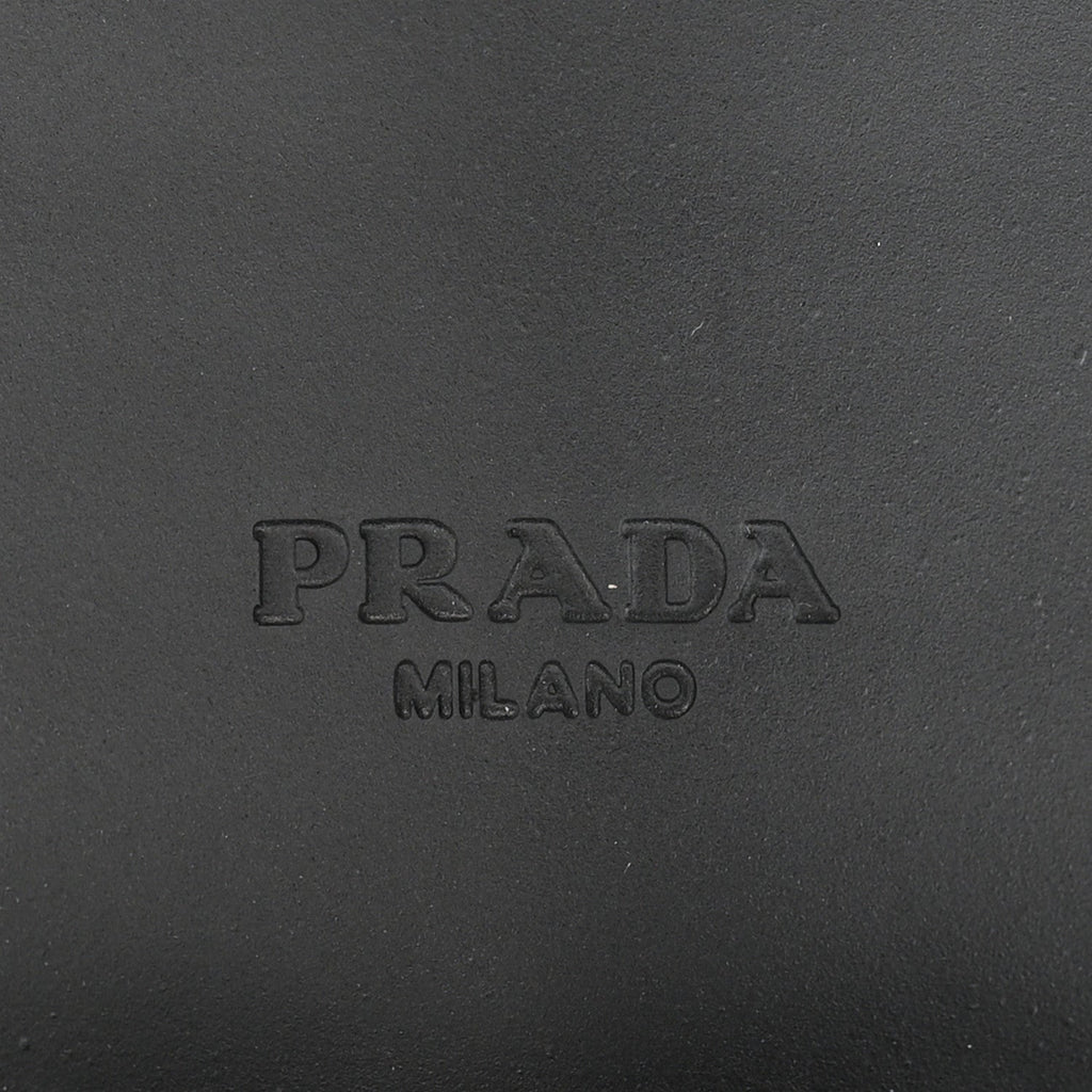Prada Spazzolato Calzature Donna 50mm Derby Loafers 39 Black