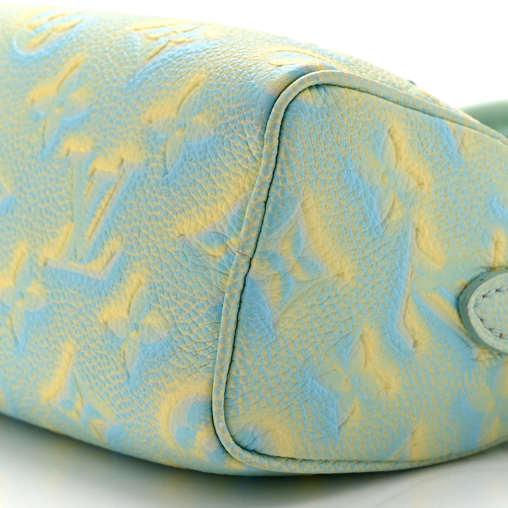 Louis Vuitton Empreinte Monogram Summer Stardust Nano Speedy Water Green