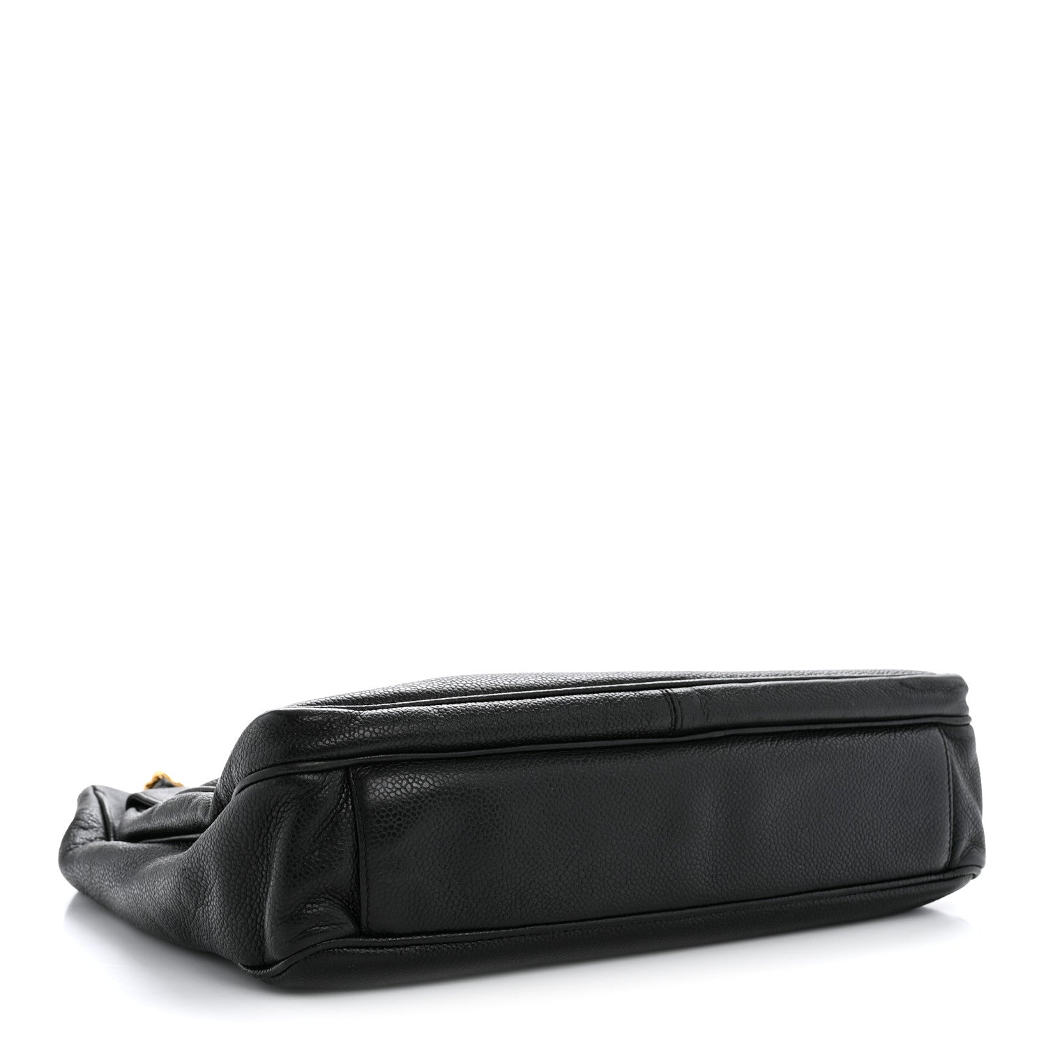 Chanel Caviar CC Flap Shoulder Bag Black