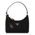 Prada Tessuto Nylon Saffiano Mini Re-Edition 2005 Bag Black