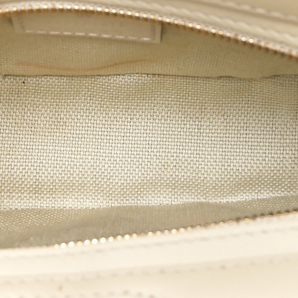 Gucci Calfskin Mini Moon Side Shoulder Bag Ivory