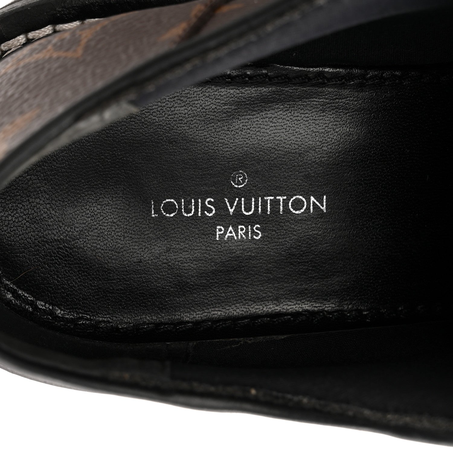 Louis Vuitton Monogram Calfskin Beaubourg Platform Derby Shoes 37.5 Brown