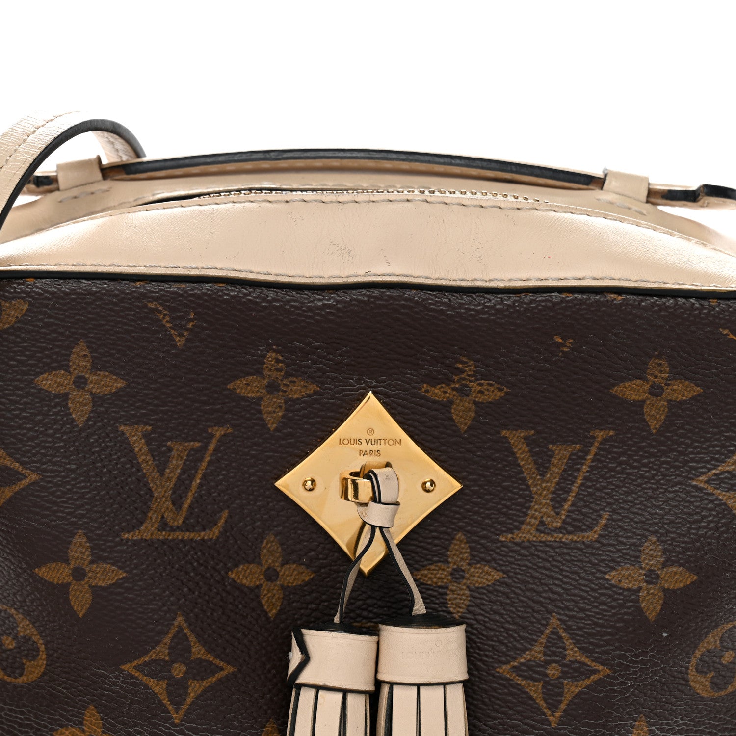 Louis Vuitton Monogram Saintonge Creme