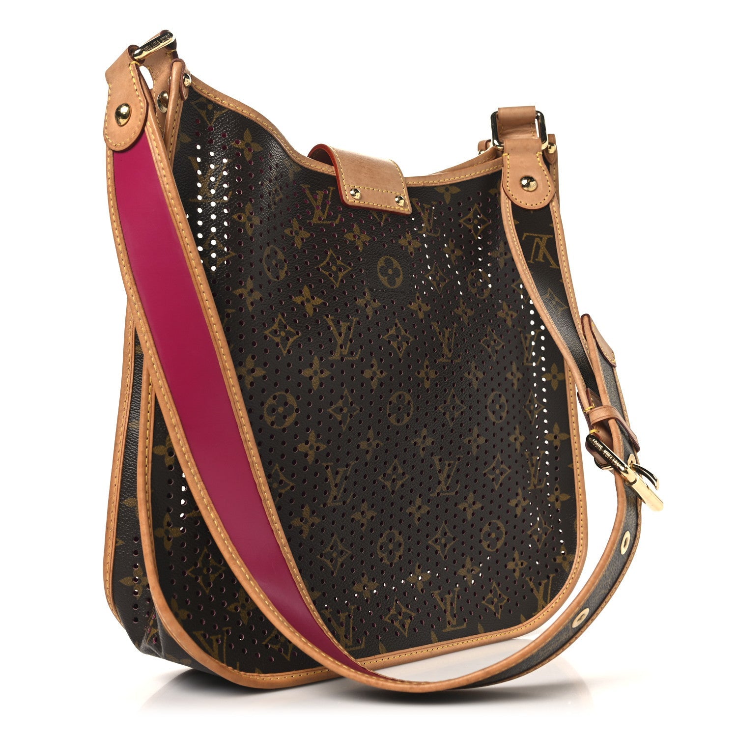 Louis Vuitton Monogram Perforated Musette Fuchsia