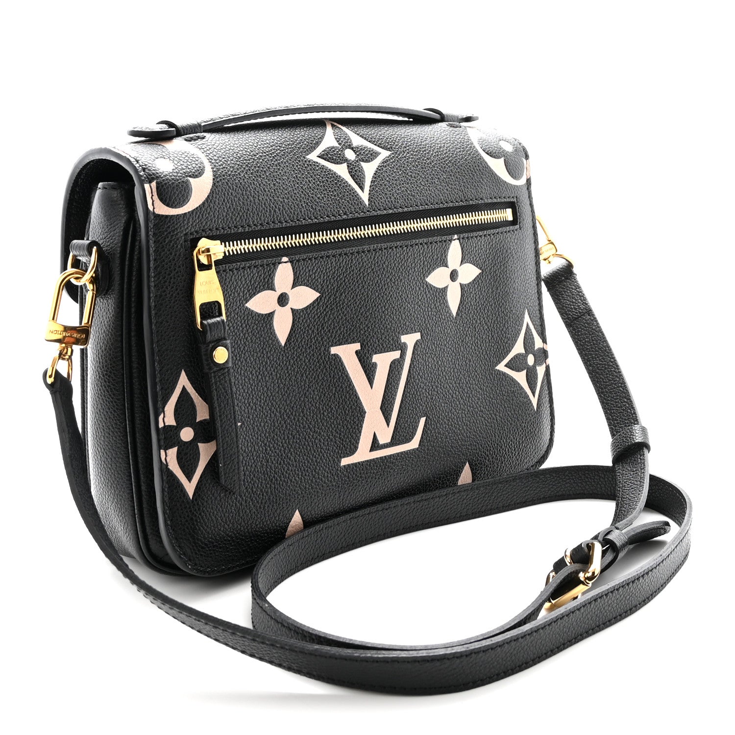 Louis Vuitton Empreinte Monogram Giant Pochette Metis Black Beige