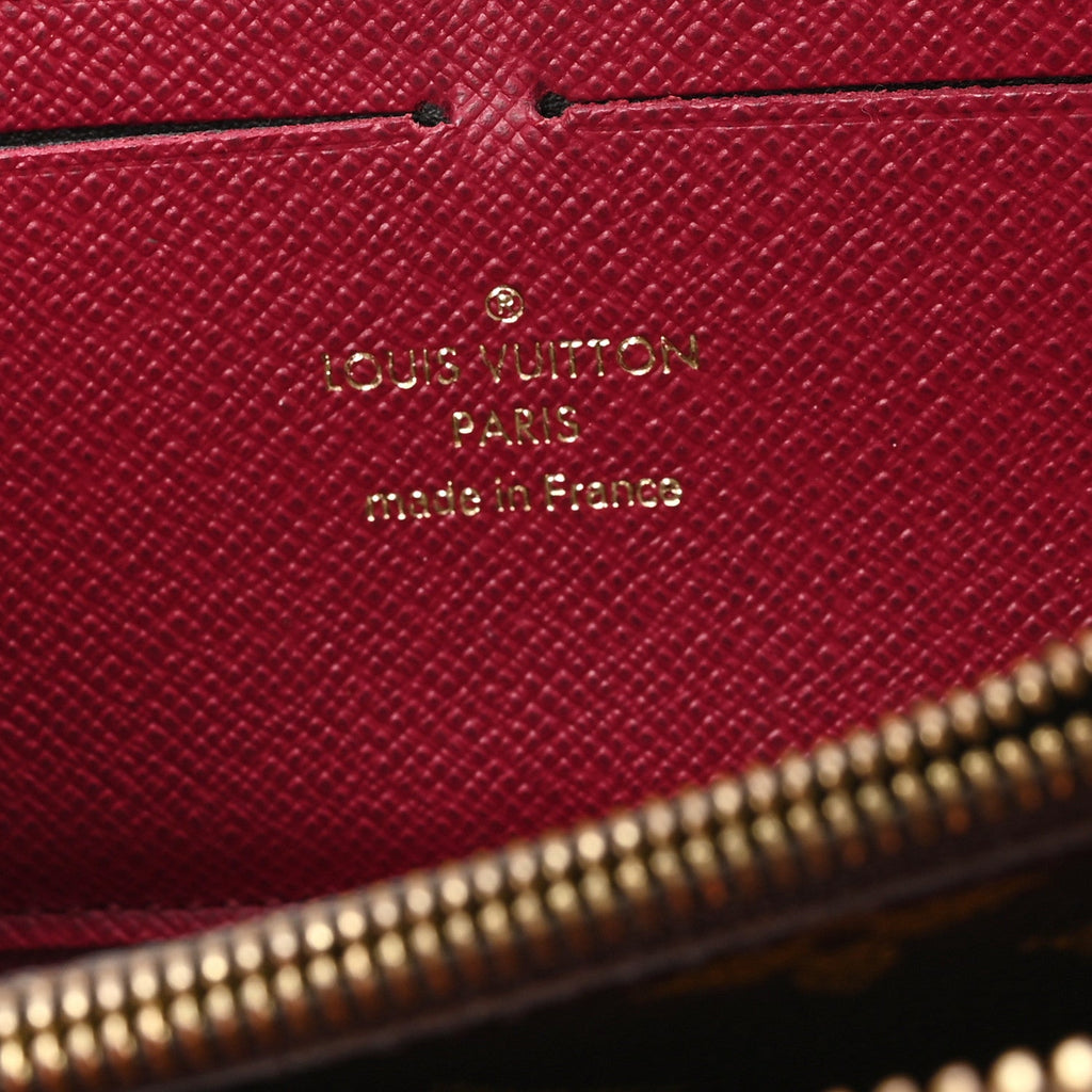 Louis Vuitton Monogram Clemence Wallet Fuchsia