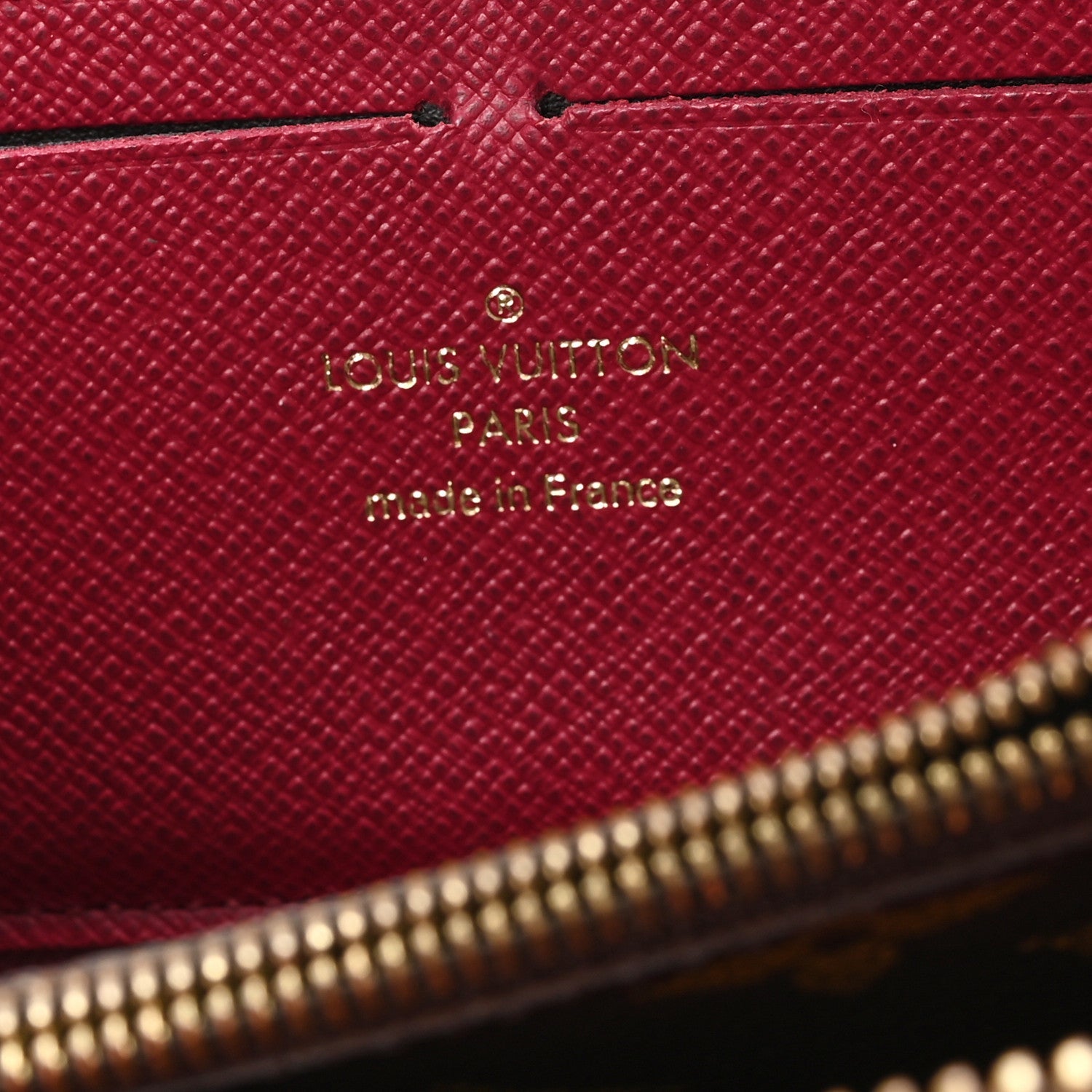 Louis Vuitton Monogram Clemence Wallet Fuchsia