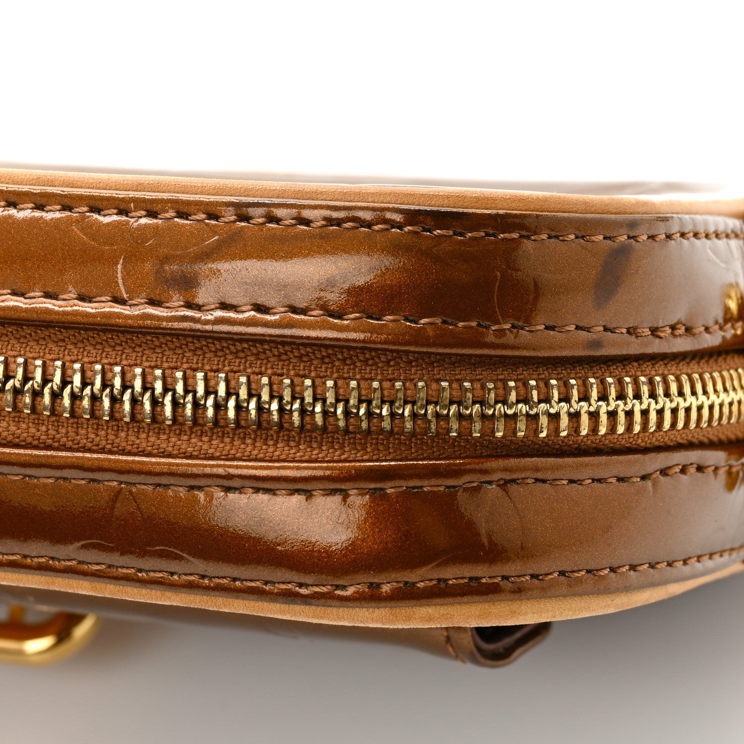 Louis Vuitton Vernis Christie MM Bronze