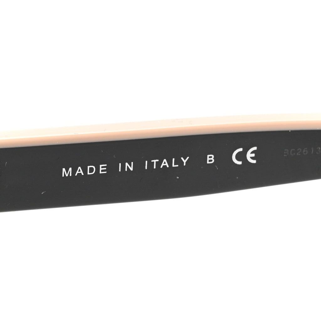 Acetate CC Butterfly Sunglasses 5414 Black Beige