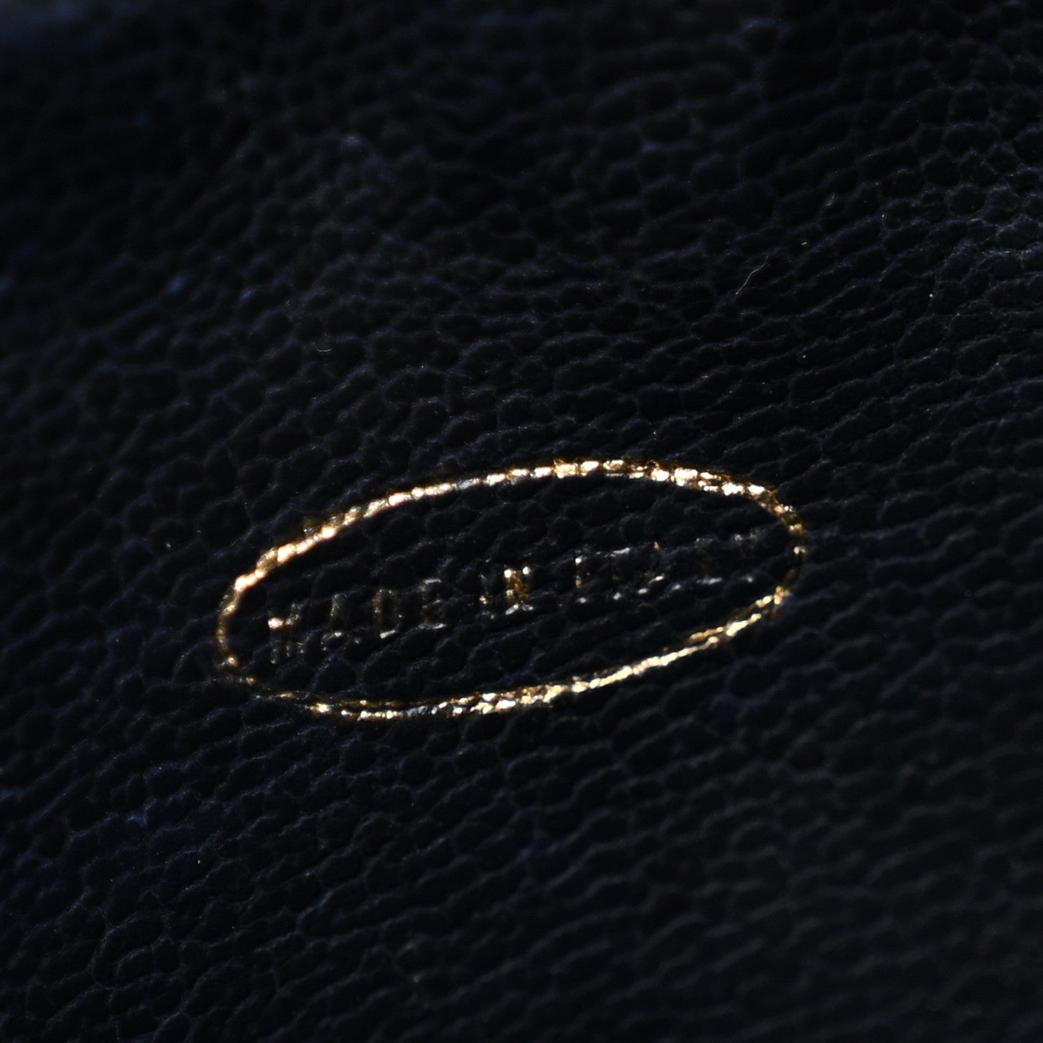 Chanel Caviar Quilted CC Drawstring Backpack Navy