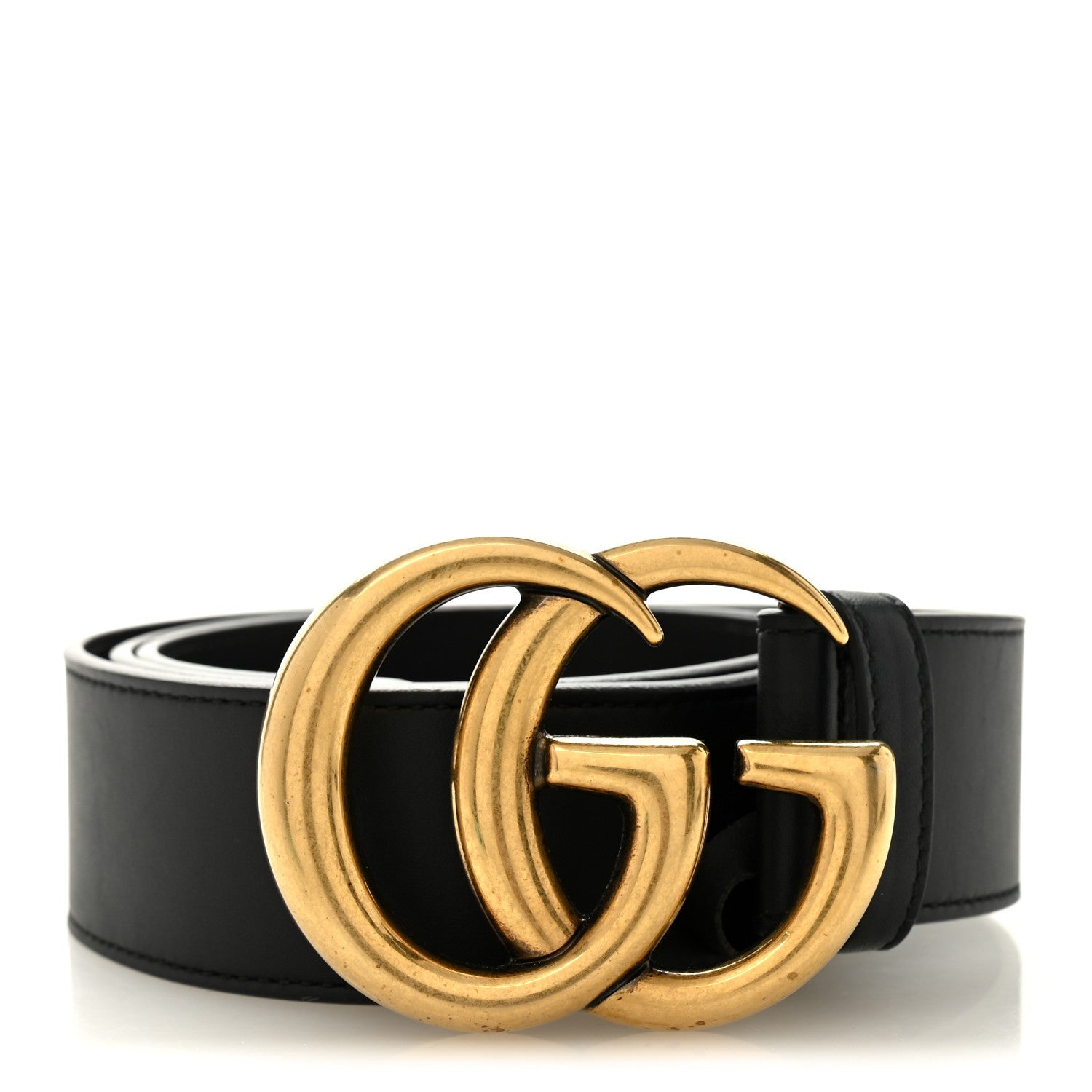 Gucci Calfskin Double G 40mm Belt 85 34 Black