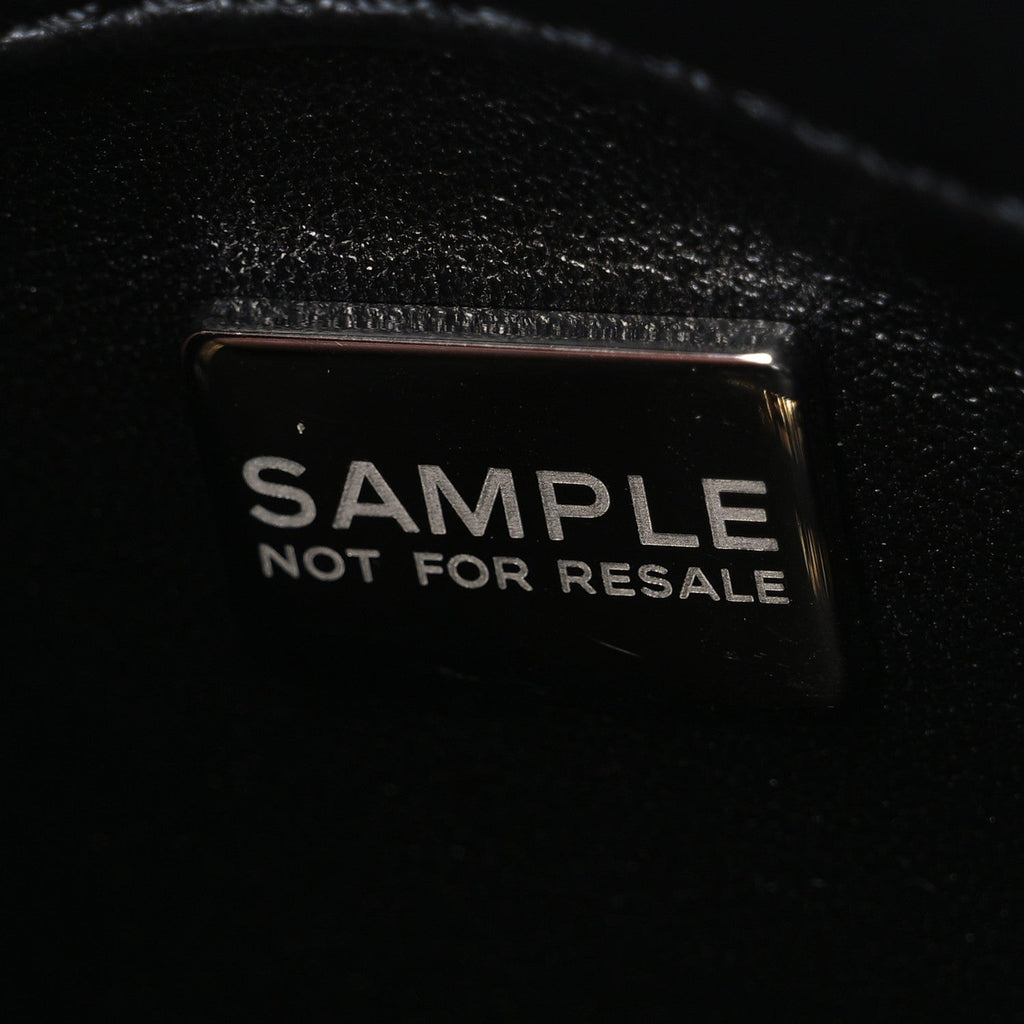 Chanel Tweed Quilted Mini Square Flap Black