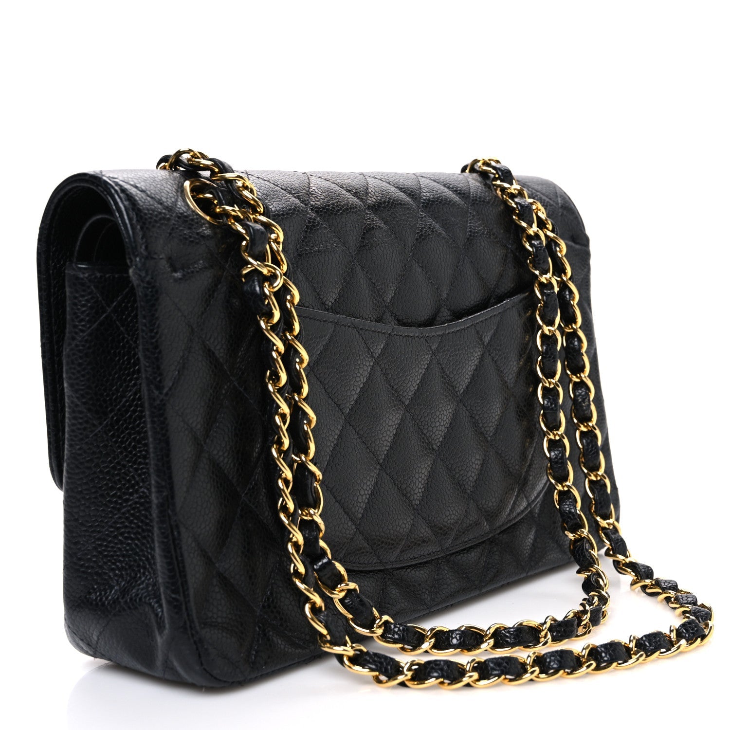 Chanel Caviar Quilted Medium Double Flap Black