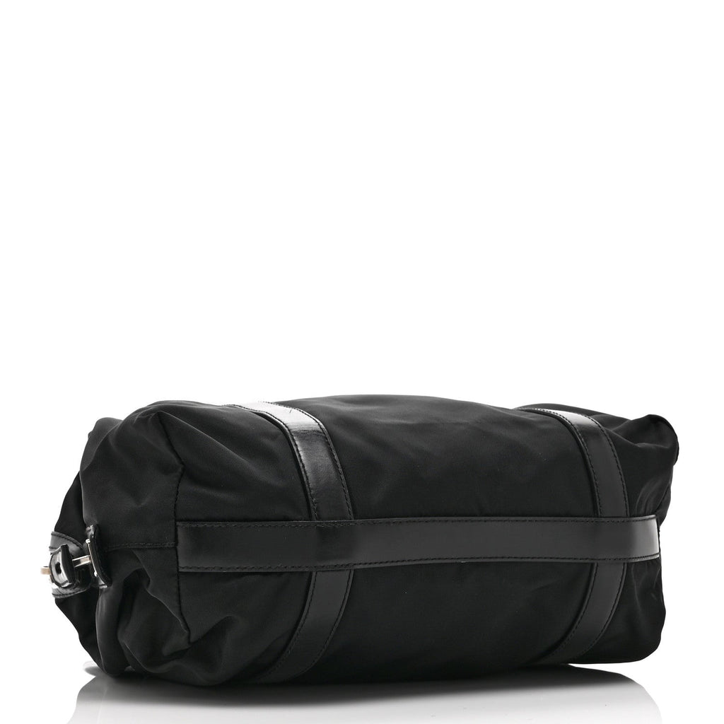 Prada Tessuto Nylon Saffiano Tote Black