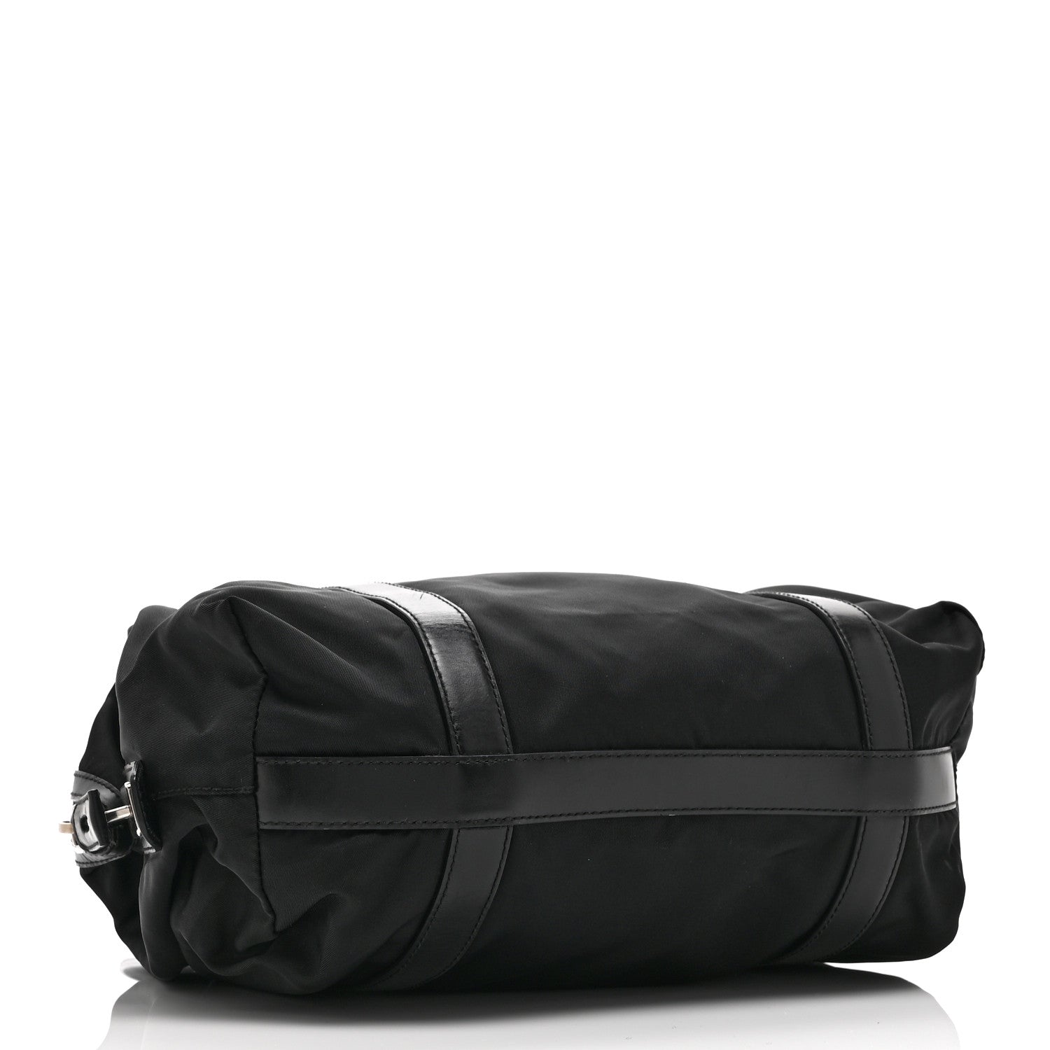 Prada Tessuto Nylon Saffiano Tote Black
